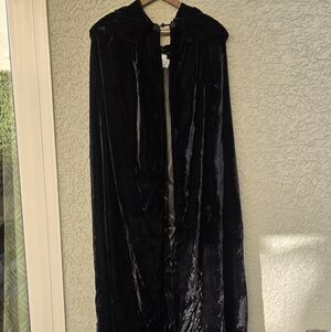 Vintage Art And Artifact Velvet Cape Coat